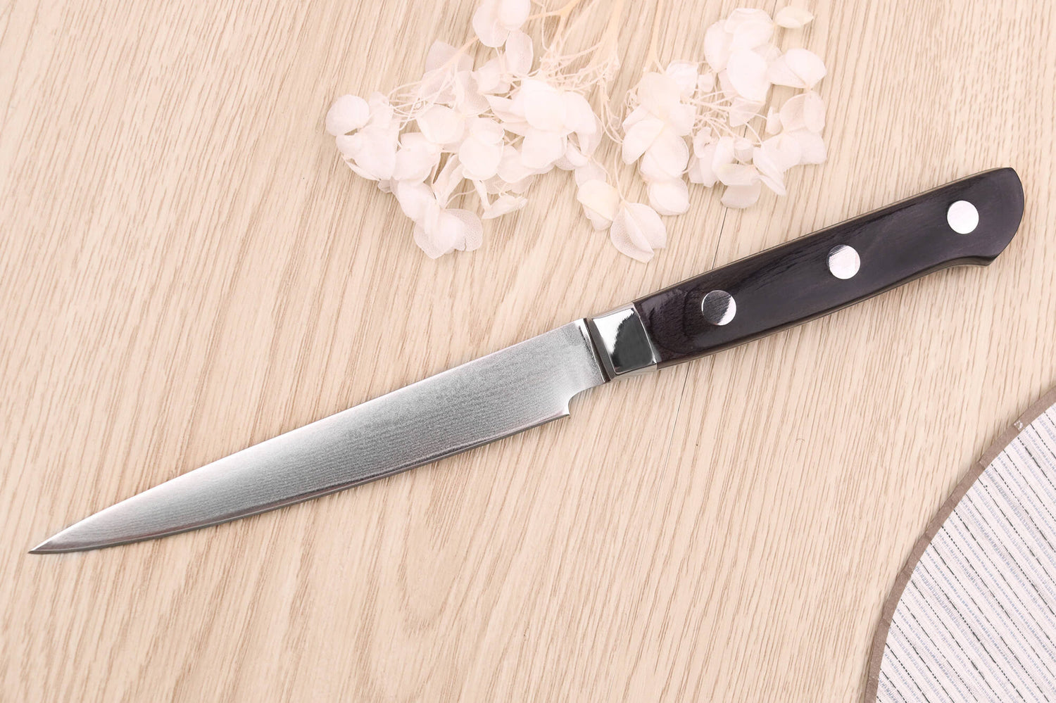 Couteau d'office 12cm japonais Satake Cutlery damas 69 couches