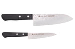 Coffret 2 couteaux japonais Satake Cutlery Nashiji santoku + office