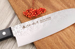 Coffret 3 couteaux japonais Satake Cutlery Nashiji santoku + nakiri + office