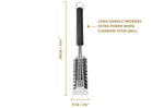 Brosse de nettoyage 3 en 1 MasterClass pour barbecue à poils en inox