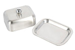 Beurrier MasterClass en acier inox à double paroi pour beurre 250g