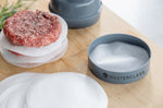 Kit de préparation de burgers MasterClass en polymère gris + 100 disques de cire