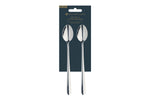 Set de 4 cuillères à café MasterClass en acier inox finition polie miroir 19,5cm