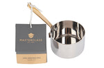 Mini saucière MasterClass en acier inox 6,5cm forme casserole