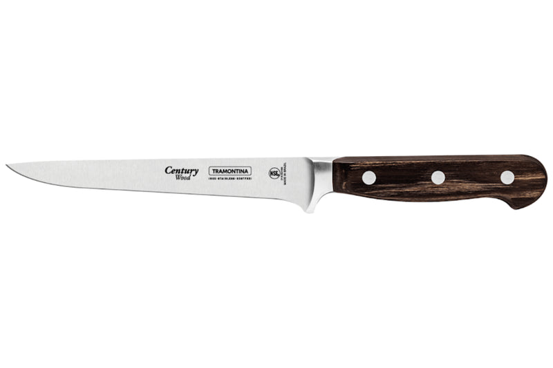 Couteau à désosser Tramontina Century lame inox forgé 15cm manche technobois