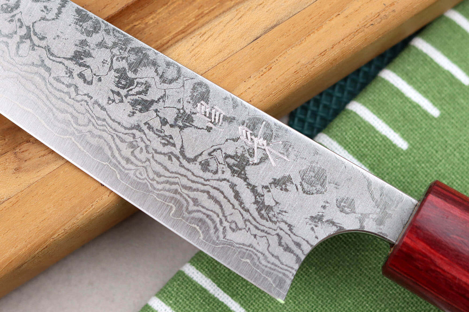 Couteau universel japonais artisanal Masakage Kiri 15cm damas 49 couches