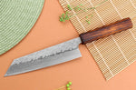 Couteau bunka 17,5cm japonais artisanal Yuzo Enju Damas 440C