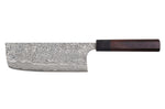 Couteau nakiri japonais artisanal Masakage Kumo 16,5cm damas 63 couches