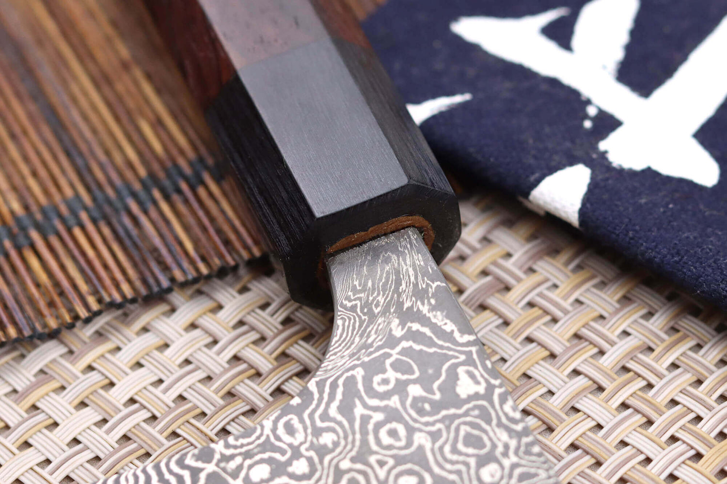 Couteau nakiri japonais artisanal Masakage Kumo 16,5cm damas 63 couches