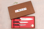 Coffret 3 couteaux japonais Satake Cutlery ABS chef + universel + office