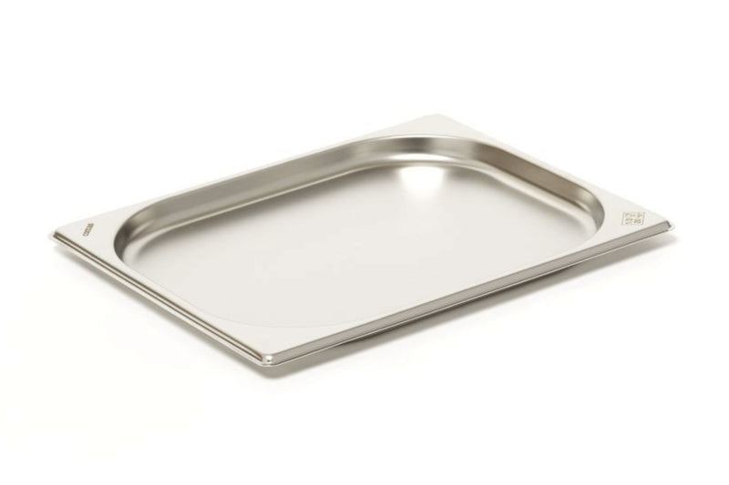 Bac gastronorme GN 1/2 inox 18/0 1L Comas - Hauteur 2cm