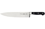 Couteau de chef Tramontina Century lame forgée 25cm manche polycarbonate noir