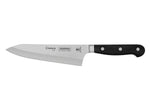 Couteau santoku Tramontina Century Rocking lame forgée 18cm manche polycarbonate noir