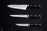 Couteau santoku Tramontina Century Rocking lame forgée 18cm manche polycarbonate noir