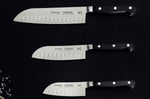 Couteau santoku Tramontina Century lame forgée 13cm manche polycarbonate noir