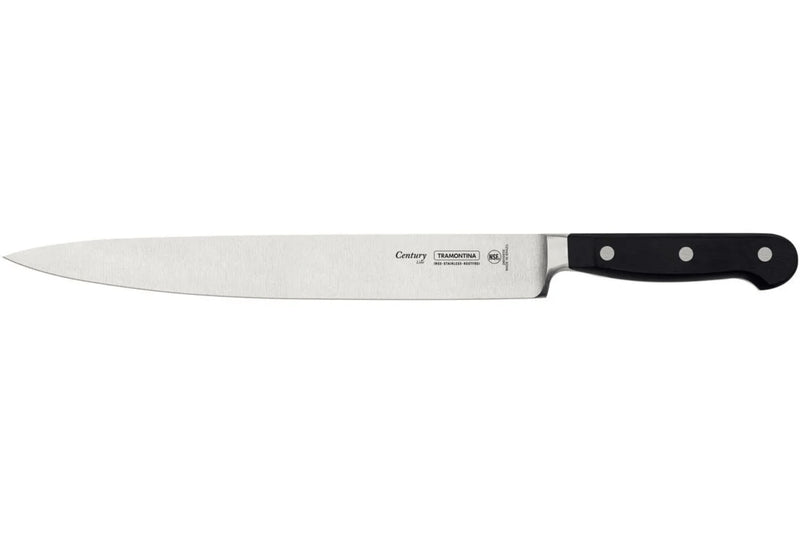 Couteau universel Tramontina Century lame forgée 25cm manche polycarbonate noir