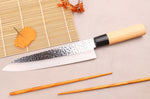 Couteau de chef 21cm japonais Satake Cutlery Tsuchime en magnolia