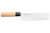 Couteau nakiri 17cm japonais Satake Cutlery Tsuchime en magnolia
