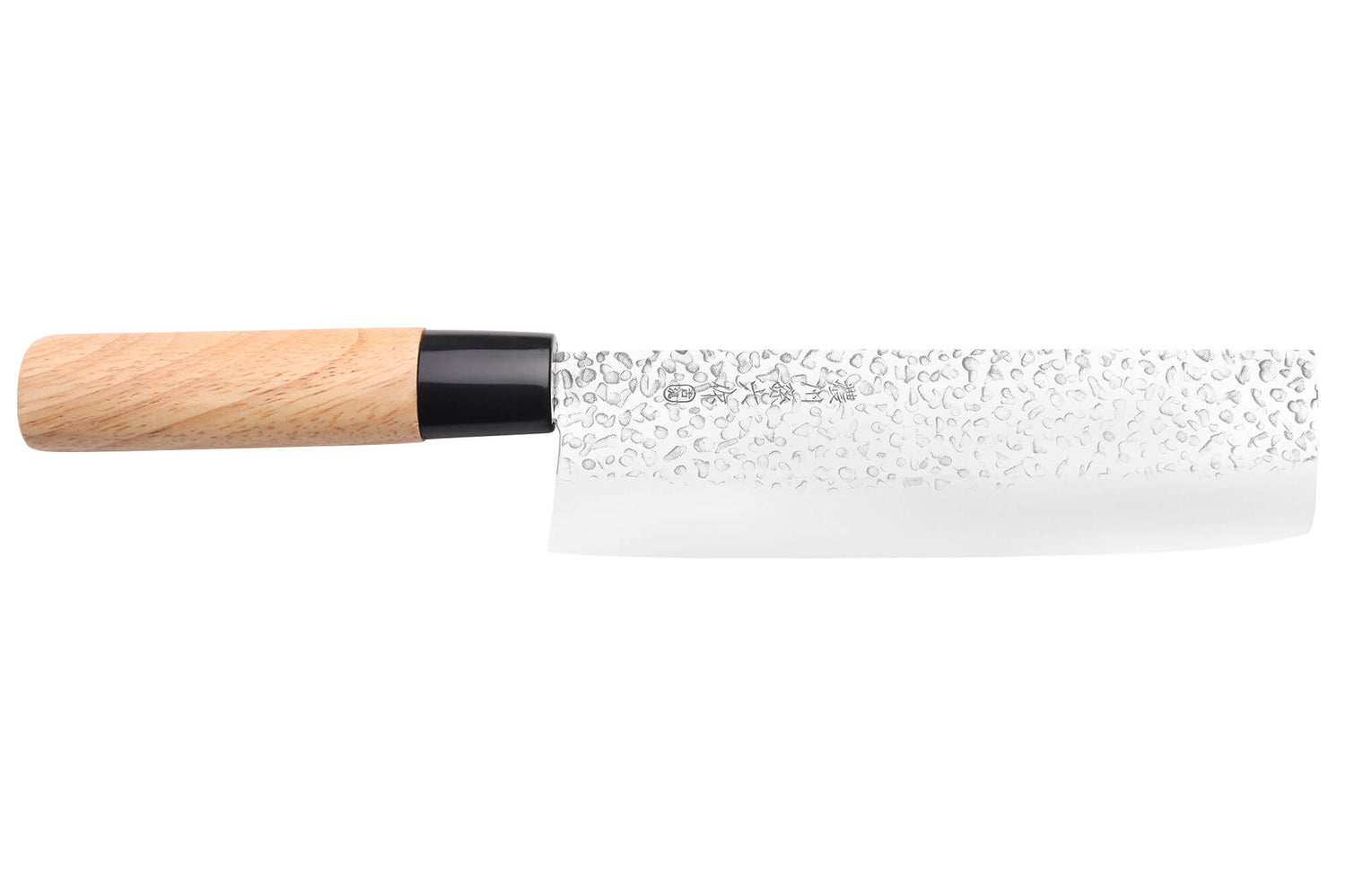 Couteau nakiri 17cm japonais Satake Cutlery Tsuchime en magnolia