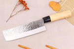 Couteau nakiri 17cm japonais Satake Cutlery Tsuchime en magnolia