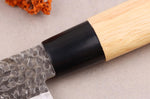 Couteau nakiri 17cm japonais Satake Cutlery Tsuchime en magnolia
