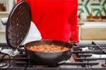 Sauteuse Staub Chistera en fonte émaillée noir mat