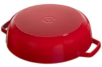 Sauteuse Staub Chistera en fonte émaillée cerise