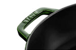 Sauteuse Staub Chistera en fonte émaillée basilic