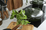 Sauteuse Staub Chistera en fonte émaillée basilic