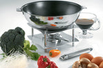 Wok antiadhérent Cristel Casteline Amovible Exceliss en inox