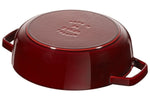 Sauteuse Staub Chistera en fonte émaillée grenadine