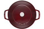 Sauteuse Staub Chistera en fonte émaillée grenadine