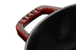 Sauteuse Staub Chistera en fonte émaillée grenadine