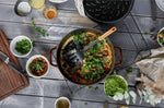 Sauteuse Staub Chistera en fonte émaillée grenadine