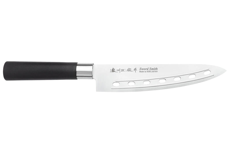 Couteau de chef ajouré 18cm japonais Satake Cutlery Traditional PP