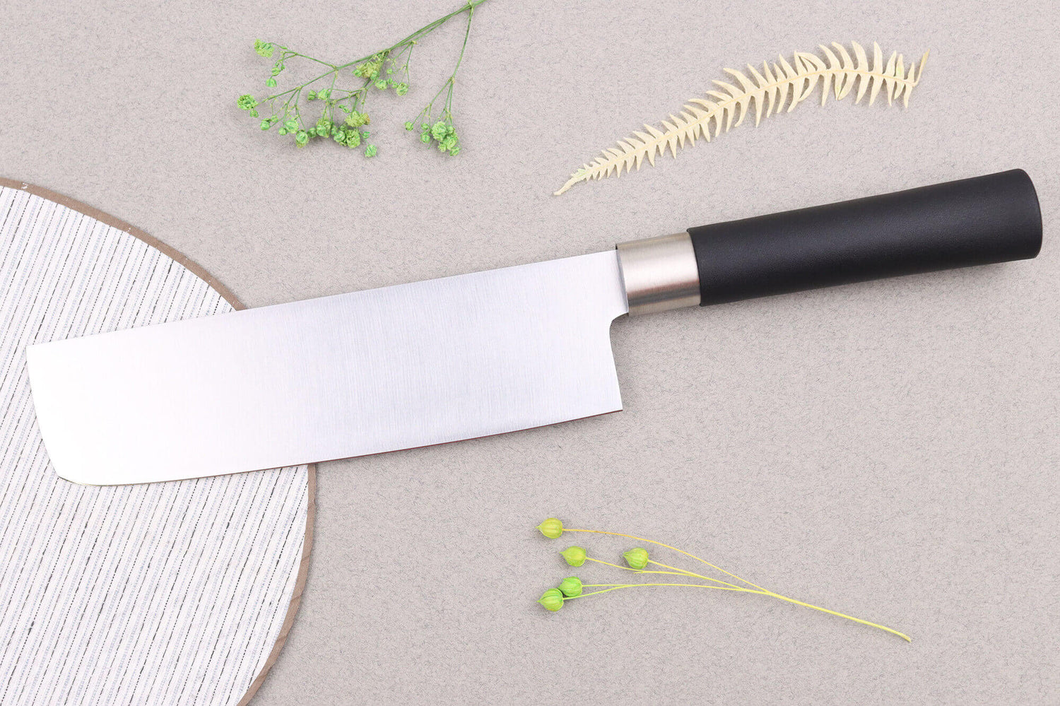 Coffret 3 couteaux japonais Satake Cutlery Traditional PP nakiri + santoku + office