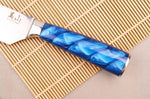 Couteau kiritsuke 20cm Kutoyama Blue Wave