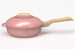 Poêle antiadhérente Cookut La Fabuleuse 8-en-1 pivoine - 24cm