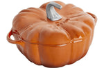 Cocotte Staub citrouille en fonte émaillée orange 24cm