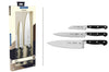 Set de 3 couteaux Tramontina Century lame forgée manche polycarbonate noir