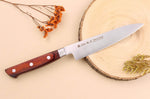 Mallette Satake Cutlery Brown Pakkawood 4 couteaux japonais