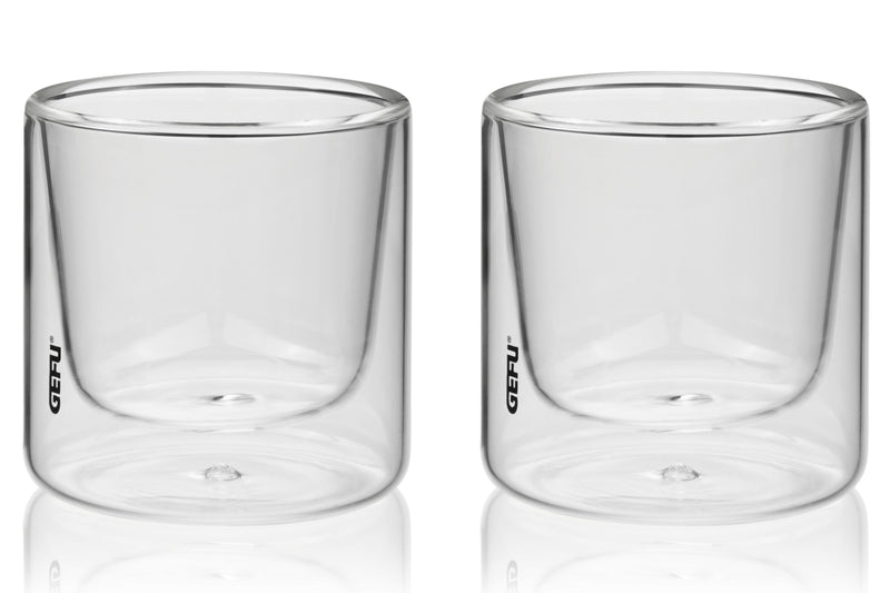 Set de 2 verres thermostatiques Gefu Mira faits main 80ml