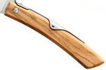 Couteau pliant artisanal Windmühlenmesser Ibex 100 manche en olivier 14cm