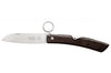 Couteau pliant artisanal Windmühlenmesser Ibex 100 manche en chêne fumé 14cm