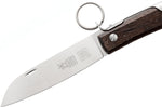 Couteau pliant artisanal Windmühlenmesser Ibex 100 manche en chêne fumé 14cm