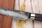 Couteau universel 12cm Fukito Ébène Damas VG10