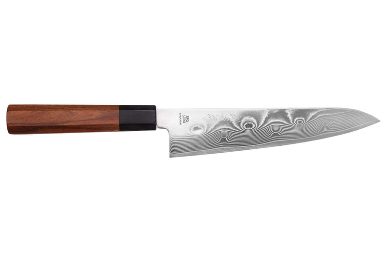 Couteau de chef 21cm japonais artisanal Sakai Takayuki Super Gold Strix