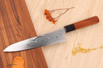 Couteau de chef 21cm japonais artisanal Sakai Takayuki Super Gold Strix