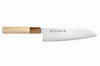 Couteau santoku 18cm japonais artisanal Toshitaka Suminagashi SG2 Damas