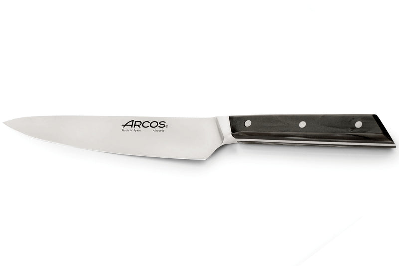 Couteau de cuisine Arcos Eclipse lame 15cm manche acrylique noir nacré